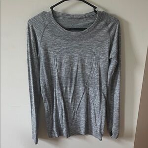 lululemon athletica Gray Long Sleeve Top